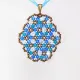 Symphony - Marissa Oval-Blue Organza - 1